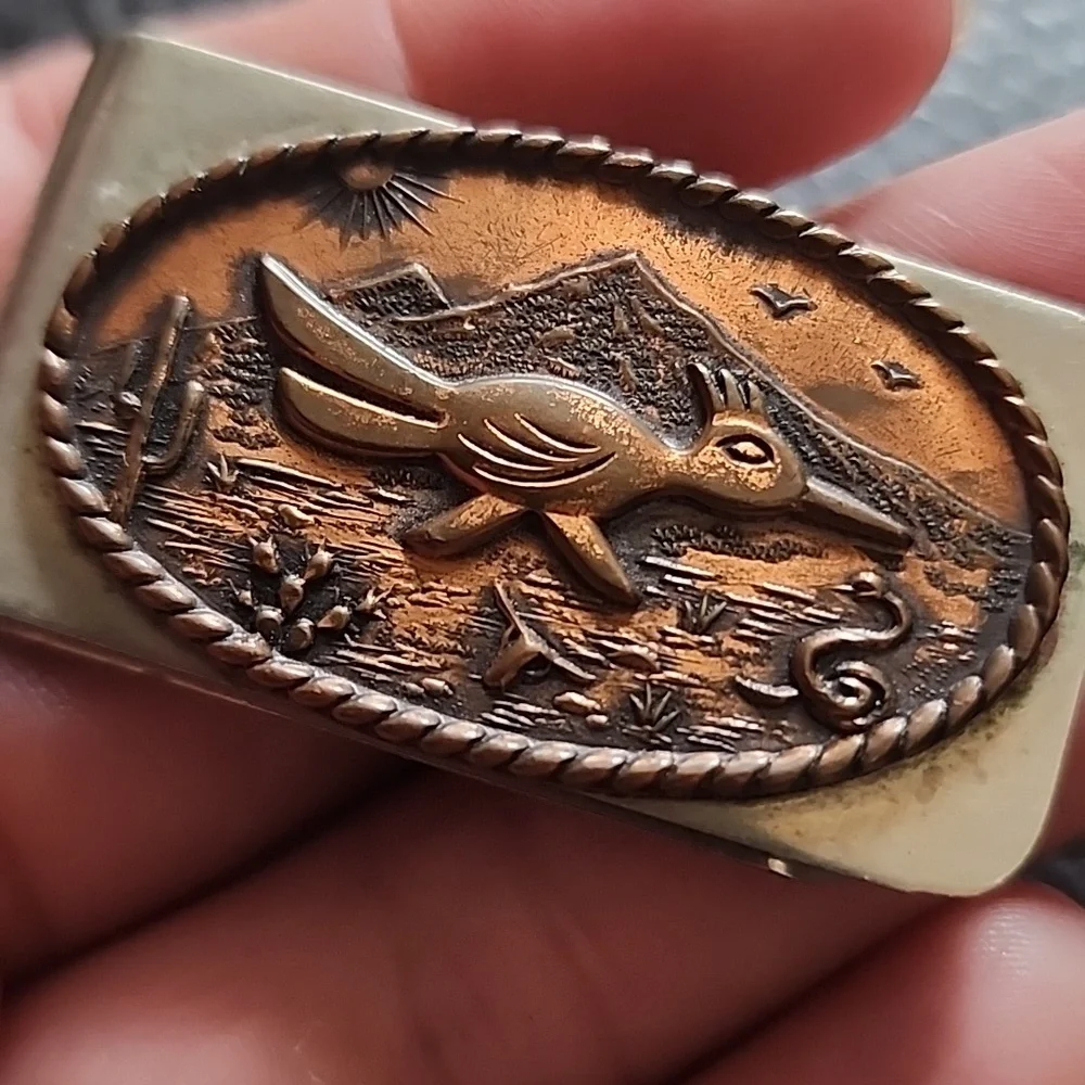VTG Silver and Copper Money Clip